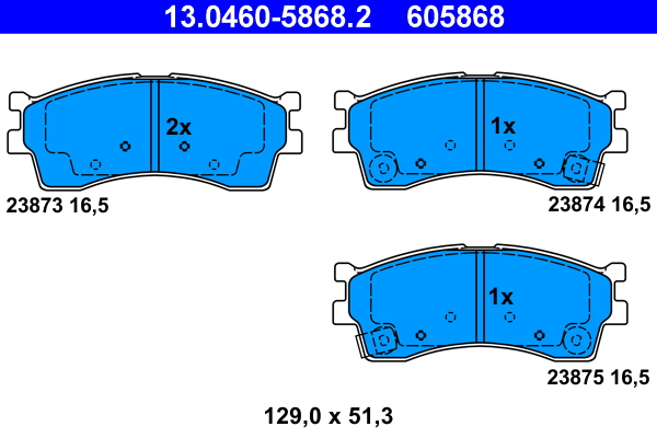 ATE Remblokset 13.0460-5868.2