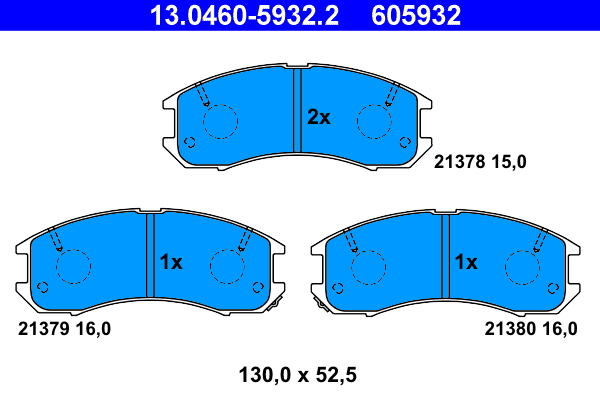 ATE Remblokset 13.0460-5932.2