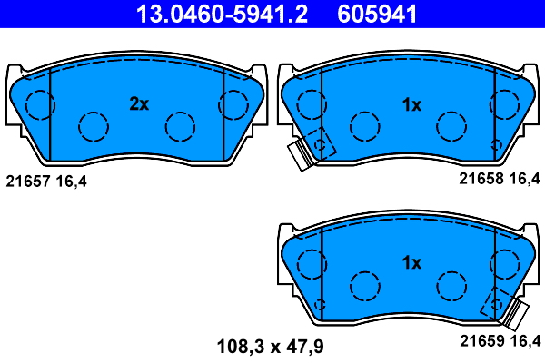 ATE Remblokset 13.0460-5941.2