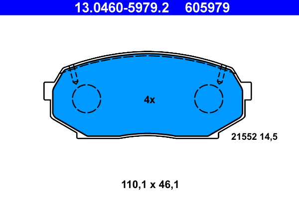 ATE Remblokset 13.0460-5979.2