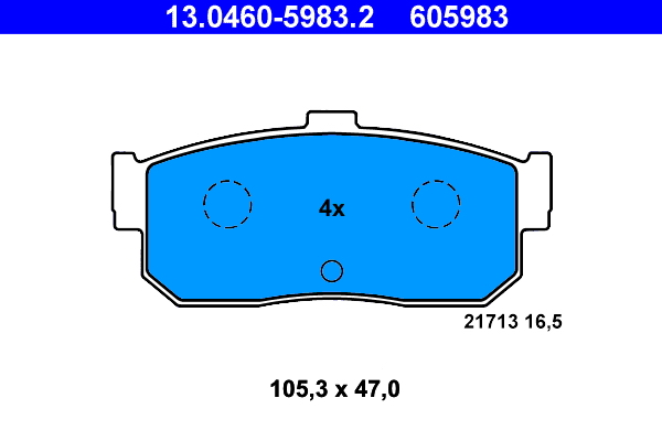 Remblokset ATE 13.0460-5983.2