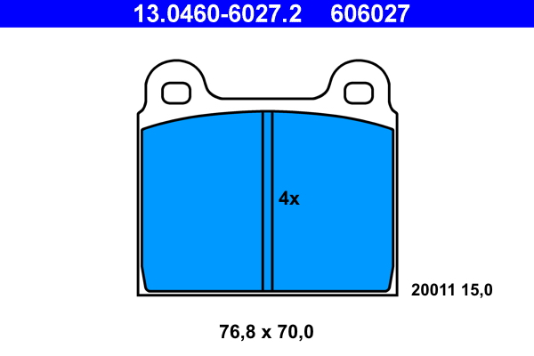 ATE Remblokset 13.0460-6027.2