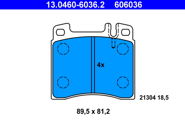ATE Remblokset 13.0460-6036.2