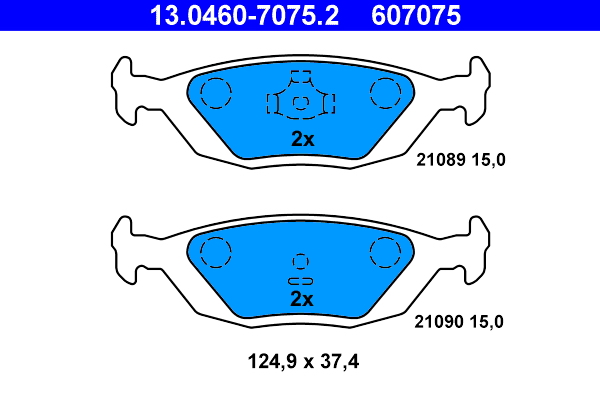 Remblokset ATE 13.0460-7075.2