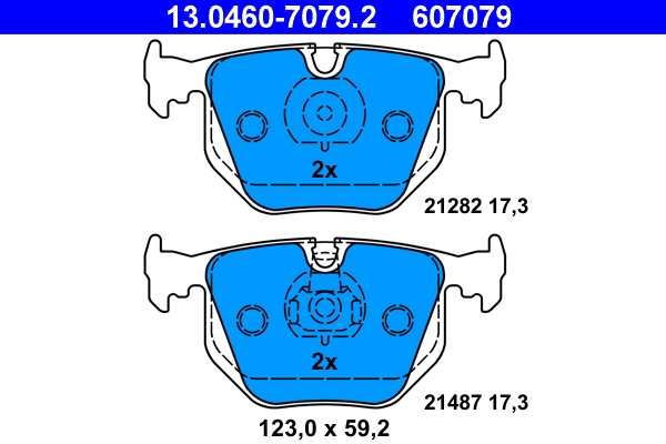 ATE Remblokset 13.0460-7079.2