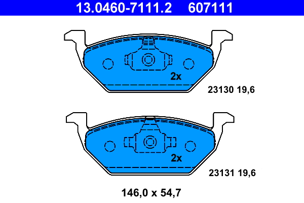 ATE Remblokset 13.0460-7111.2