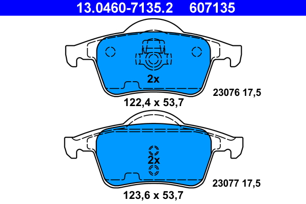 Remblokset ATE 13.0460-7135.2