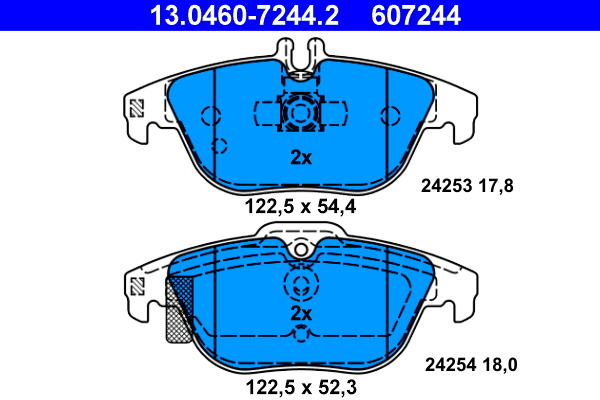 Remblokset ATE 13.0460-7244.2