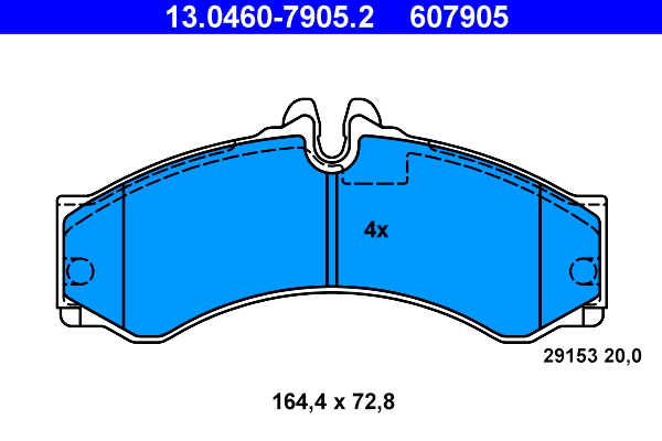 Remblokset ATE 13.0460-7905.2