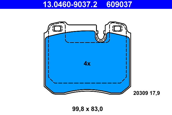 ATE Remblokset 13.0460-9037.2