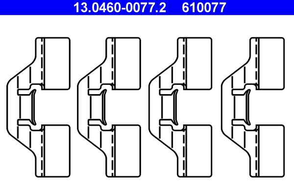 Rem montageset ATE 13.0460-0077.2