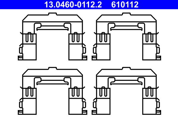 Rem montageset ATE 13.0460-0112.2