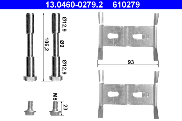 Rem montageset ATE 13.0460-0279.2