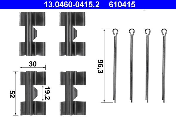 ATE Rem montageset 13.0460-0415.2