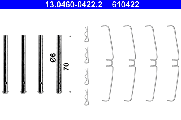 Rem montageset ATE 13.0460-0422.2