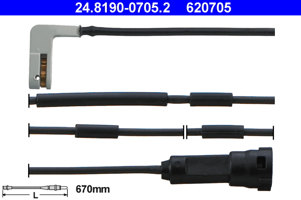 Slijtage indicator ATE 24.8190-0705.2