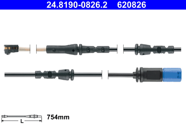 Slijtage indicator ATE 24.8190-0826.2