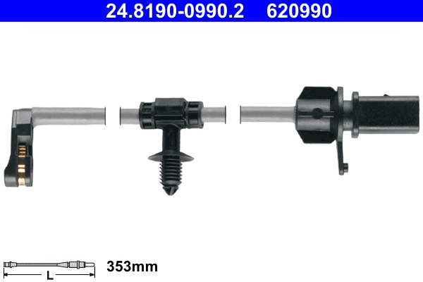 Slijtage indicator ATE 24.8190-0990.2