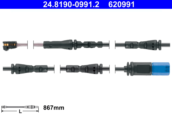 Slijtage indicator ATE 24.8190-0991.2