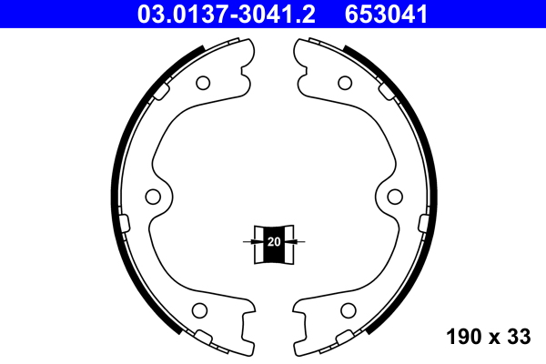 Remschoen set ATE 03.0137-3041.2