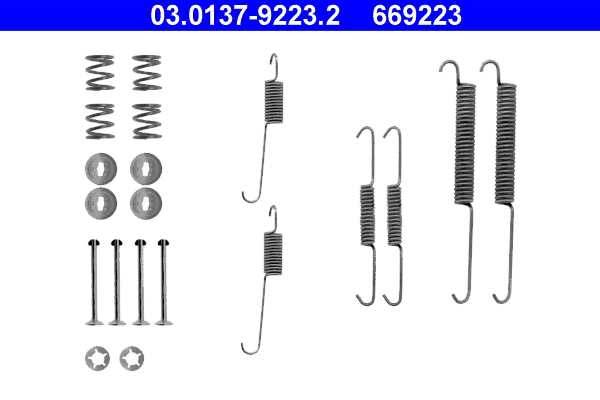 Rem montageset ATE 03.0137-9223.2