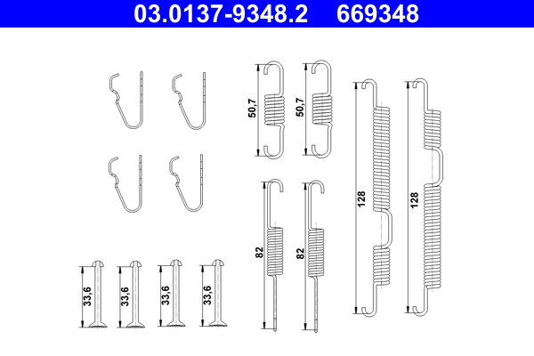 Rem montageset ATE 03.0137-9348.2