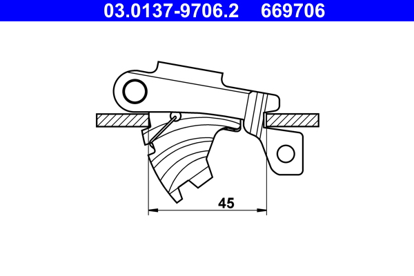 Rem montageset ATE 03.0137-9706.2