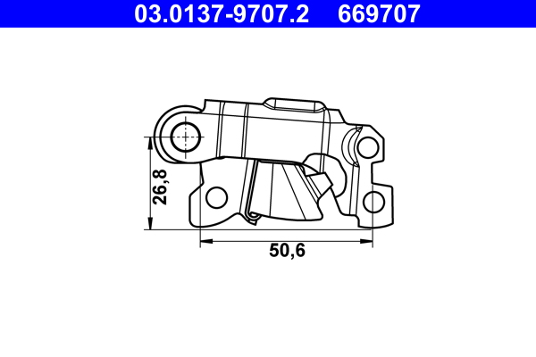 Rem montageset ATE 03.0137-9707.2