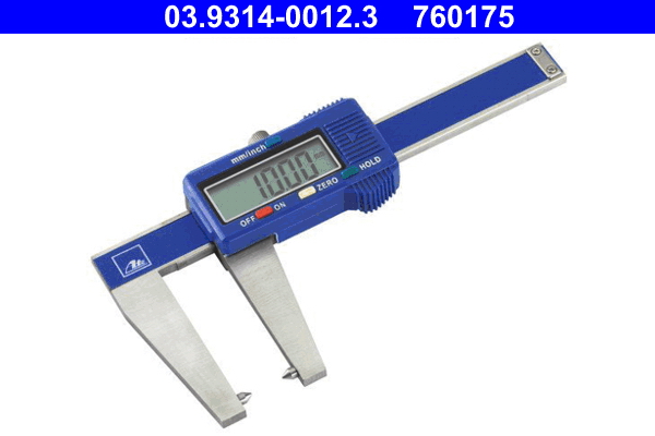 Schuifmaat, dikte remschijf ATE 03.9314-0012.3