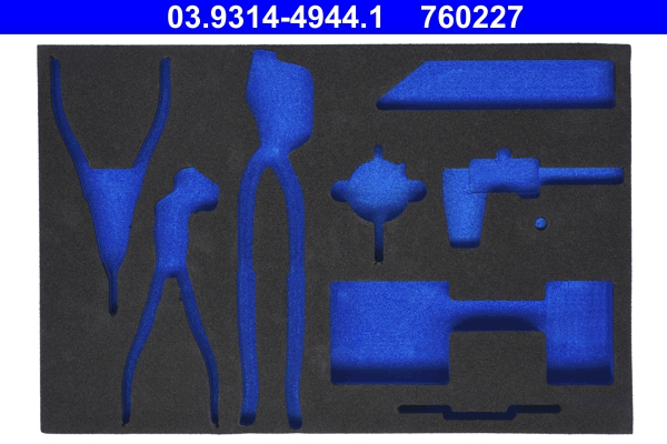 Aflegvak, lade (gereedschapswagen) ATE 03.9314-4944.1