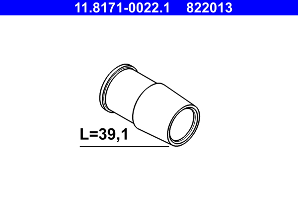 Geleidehuls, remklauw ATE 11.8171-0022.1