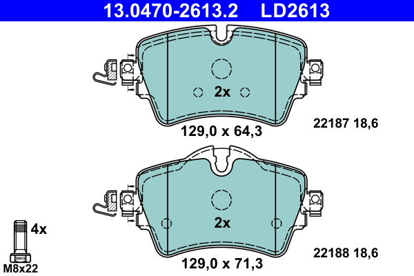 ATE Remblokset 13.0470-2613.2