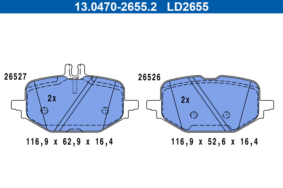 Remblokset ATE 13.0470-2655.2