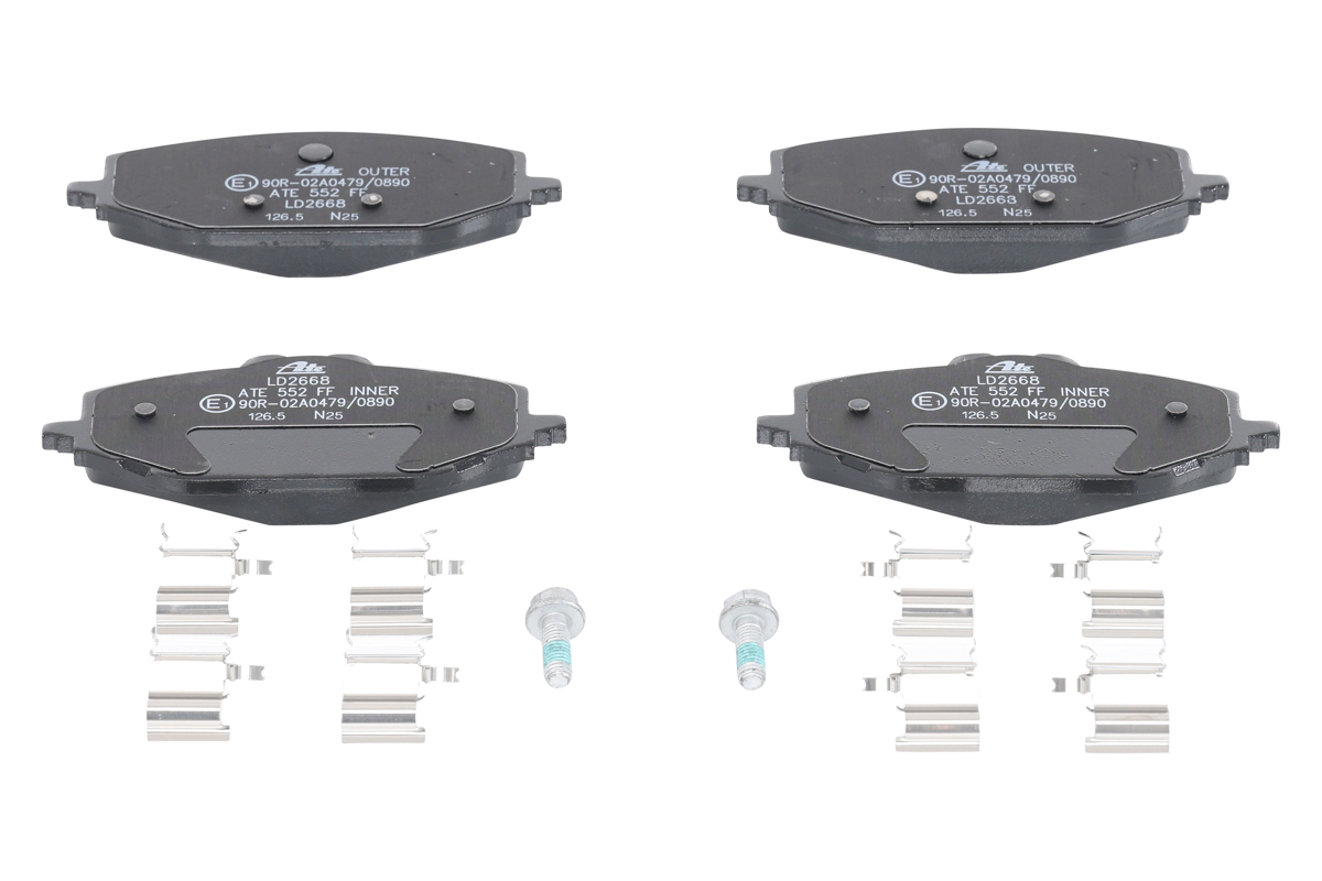 ATE Remblokkenset, schijfrem 13.0470-2668.2