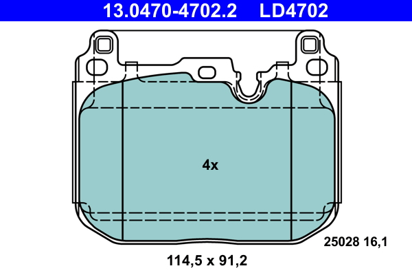 Remblokset ATE 13.0470-4702.2