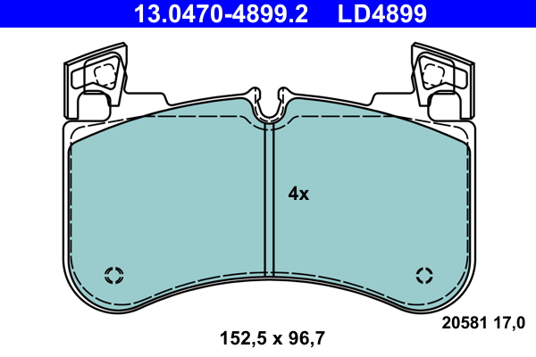 Remblokset ATE 13.0470-4899.2