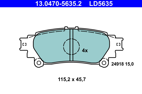 ATE Remblokset 13.0470-5635.2