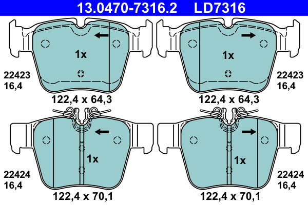 Remblokset ATE 13.0470-7316.2