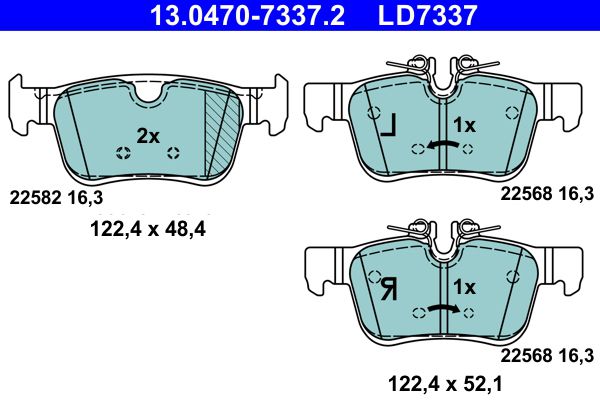 Remblokset ATE 13.0470-7337.2