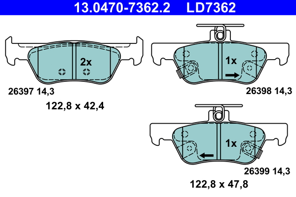 Remblokset ATE 13.0470-7362.2