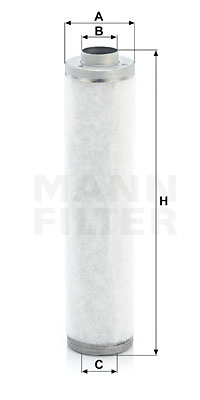 Filter, persluchttechniek Mann-Filter LE 6011
