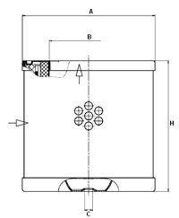 Filter, persluchttechniek Mann-Filter LE 6010