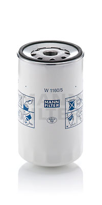 Oliefilter Mann-Filter W 1160/5