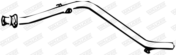 Walker Uitlaatpijp 08604