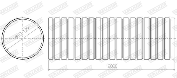 Walker Flexibele slang 09924