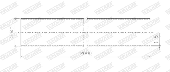 Walker Uitlaatpijp 10818
