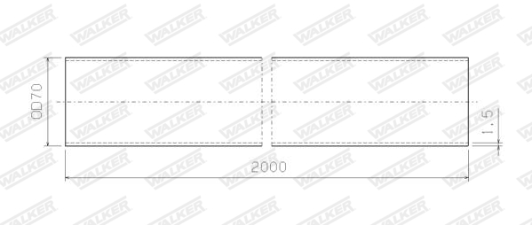 Walker Uitlaatpijp 10834