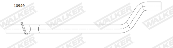 Walker Uitlaatpijp 10949
