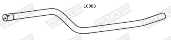 Walker Uitlaatpijp 10988