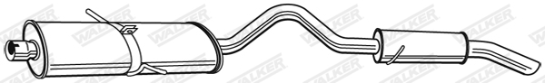 Walker Achterdemper 22513